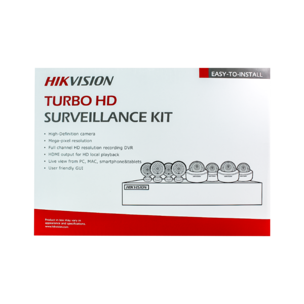 Kit DVR de Vigilancia Turbo 1080p HD 8 Cámaras Hikvision - Imagen 7