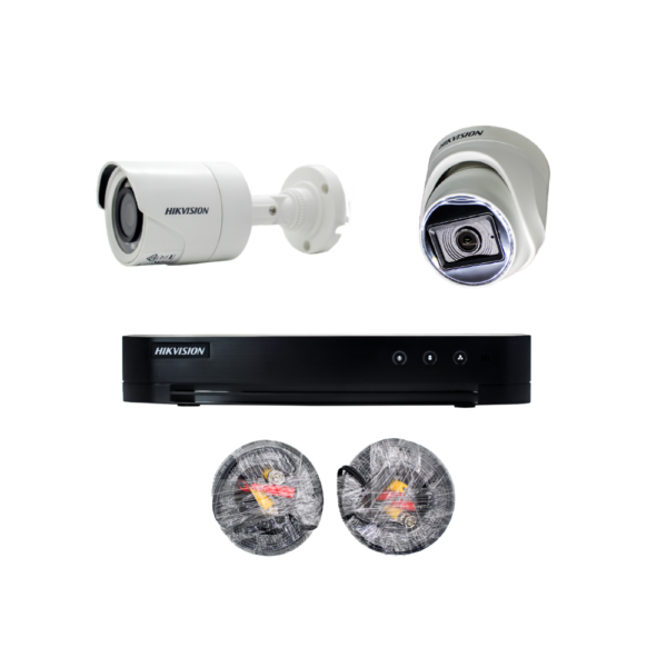 Kit DVR de Vigilancia Turbo 1080p HD 8 Cámaras Hikvision