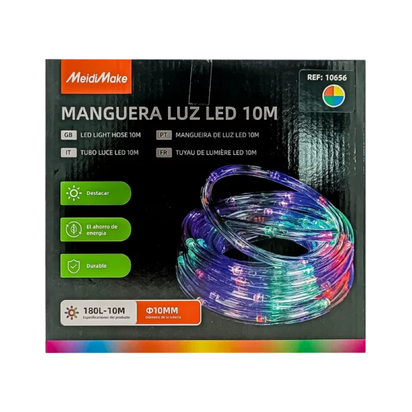 Manguera de Luces Led 180L - 10M Multicolor