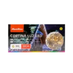 Luces Navideñas Cortina Led 384L/10M*48 Cálidas