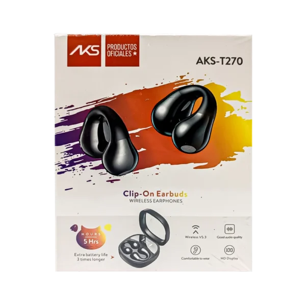 Audífonos Inalámbricos Clip-On Airbuds AKS-T270