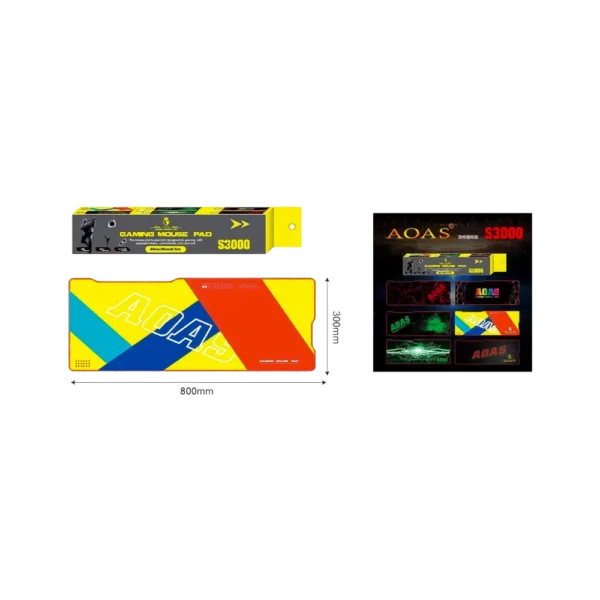 Mouse Pad Gamer 80x30 S3000 AOAS