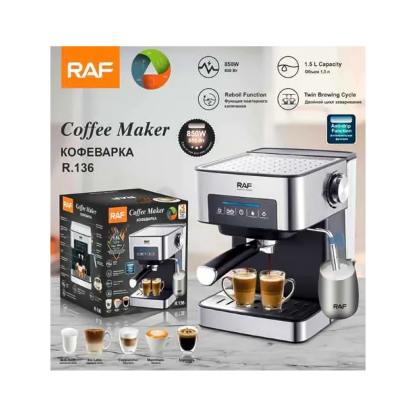 Maquina de Café Espresso Espumador R.136 RAF