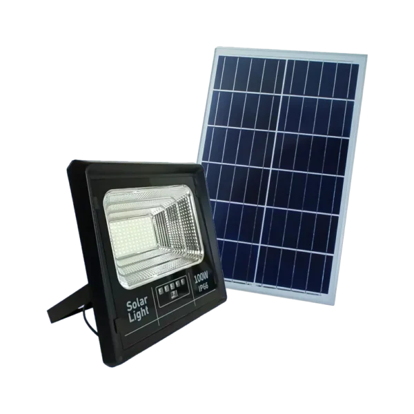 Foco Led con Panel Solar Reflector 100w IP66 JT-Clear