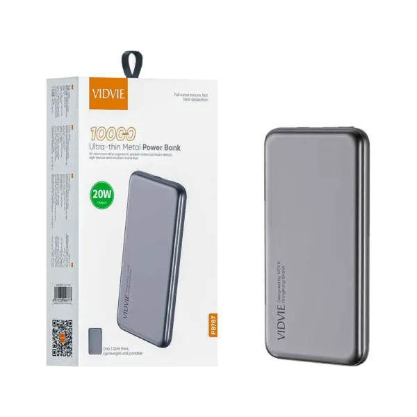 Cargador Portátil Power Bank 20000mah PB787 Vidvie