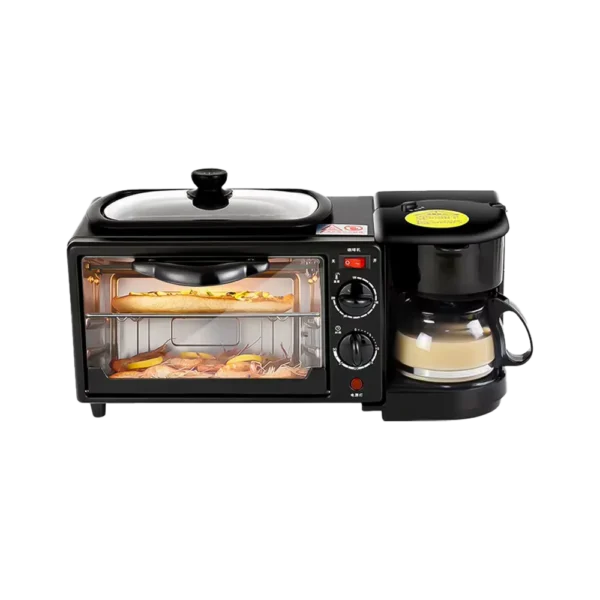 Horno Eléctrico Multifuncional Desayuno 3 en 1