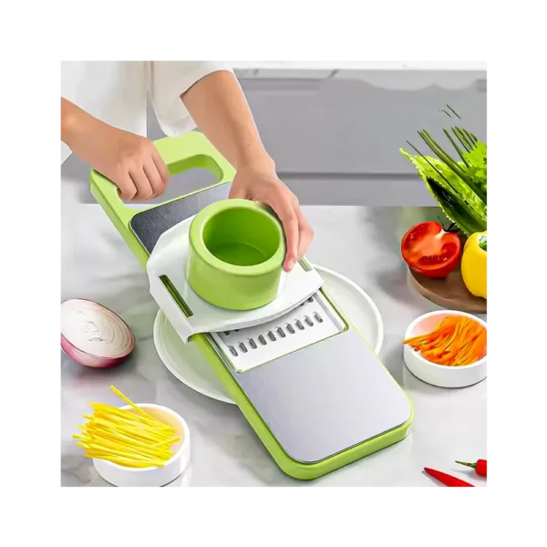 Picador de Verduras Cortador Manual 6 en 1