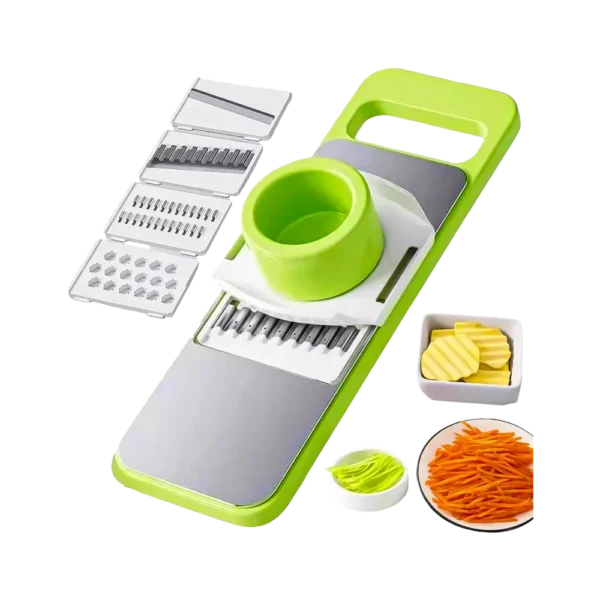 Picador de Verduras Cortador Manual 6 en 1