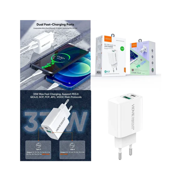 Cargador de Pared PLE237C-Q: La Mejora en Carga para tu Vida Digital