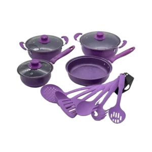 Set de Ollas Antihaderente Utensilios 14pcs