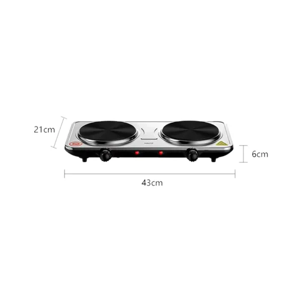 Cocinilla Eléctrica Encimera 2 Platos SK-5102