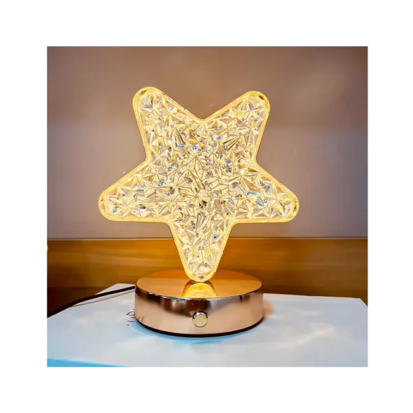 Lampara Led Estrella Recargable 3 Modos