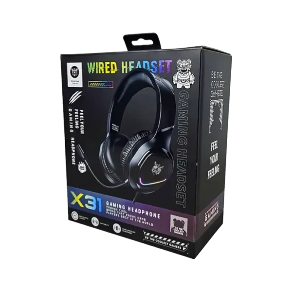 Audífonos Gamer Wired RGB X31 Onikuma