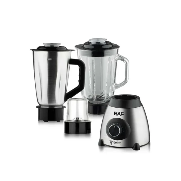Licuadora 3 en 1 Vidrio 1.5L R.2871 RAF
