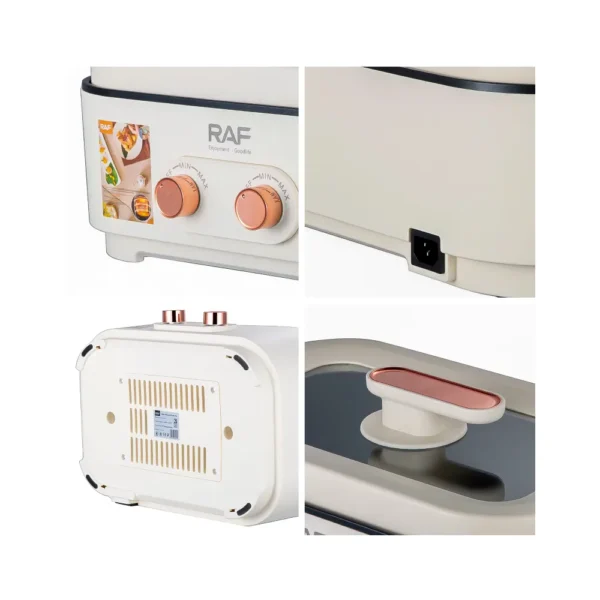 Olla eléctrica Multifunción 6L 1000w R.5420 RAFOlla eléctrica Multifunción 6L 1000w R.5420 RAF