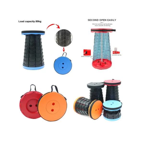 Taburete Plegable Portable Outdoor 140KG