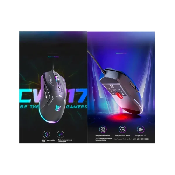 Mouse Gamer Wired Cw917 Onikuma