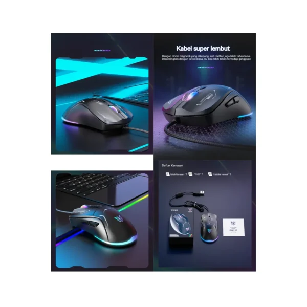 Mouse Gamer Wired Cw917 Onikuma