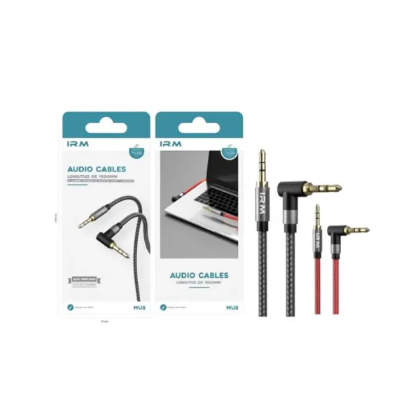 Cable de Audio Auxiliar Estéreo 3.5mm 1.5m