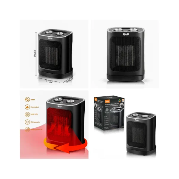 Ventilador Calefactor 1800w R.1188 RAF