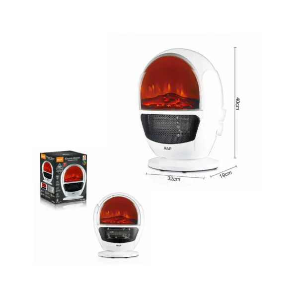 Calefactor Ventilador Eléctrico 1500w R.1600 RAFCalefactor Ventilador Eléctrico 1500w R.1600 RAF
