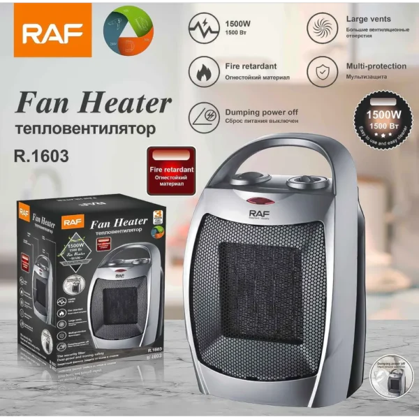 Calefactor Eléctrico 1500w R.1603 RAF