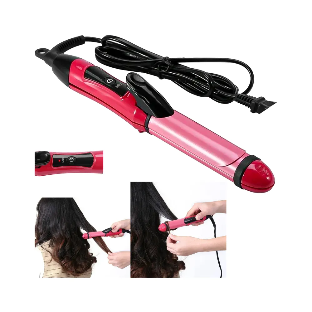 Plancha de Pelo Rizador 2 en 1 M-722