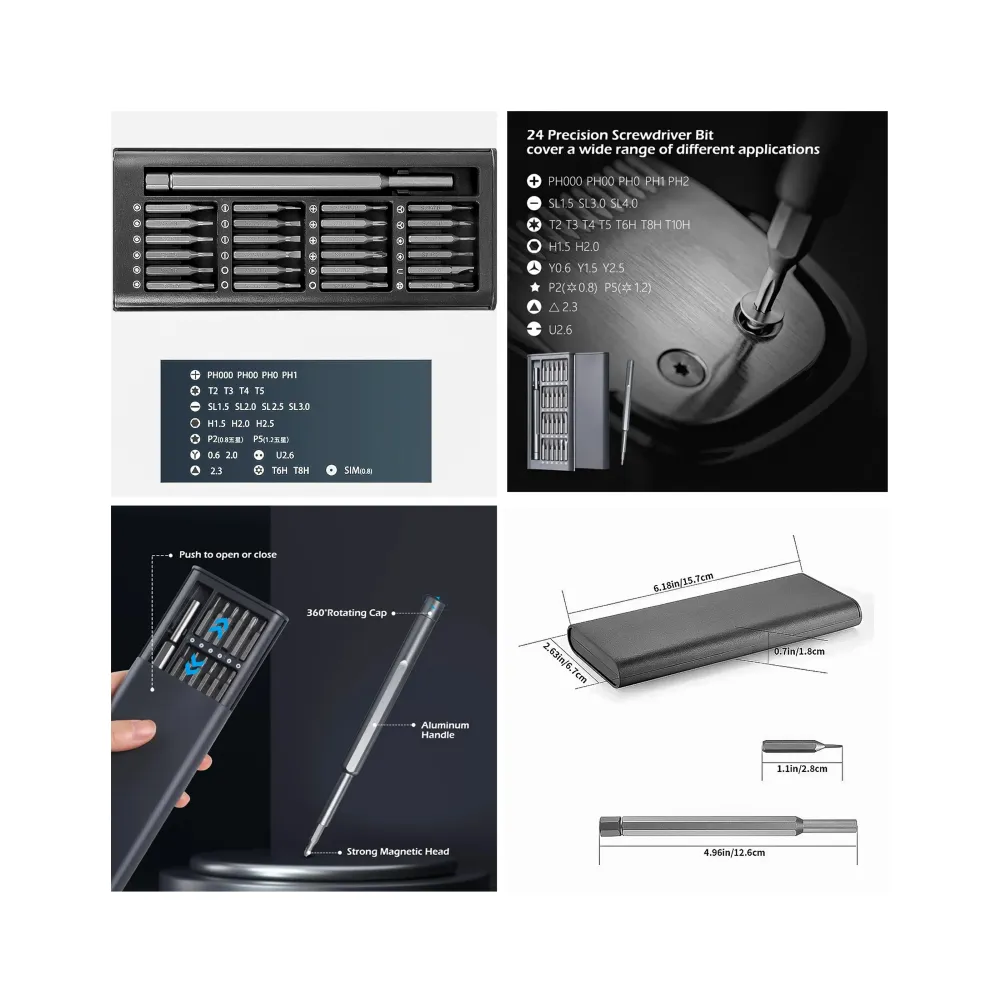 Destornillador de Precisión Set 24pcs