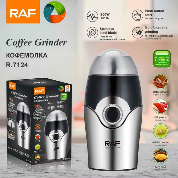Molinillo de Café Eléctrico R.7124 RAF