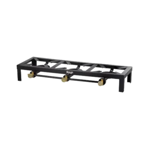Cocina a Gas Portátil 3 Fogones R.8502 RAF