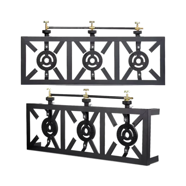 Cocina a Gas Portátil 3 Fogones R.8502 RAF