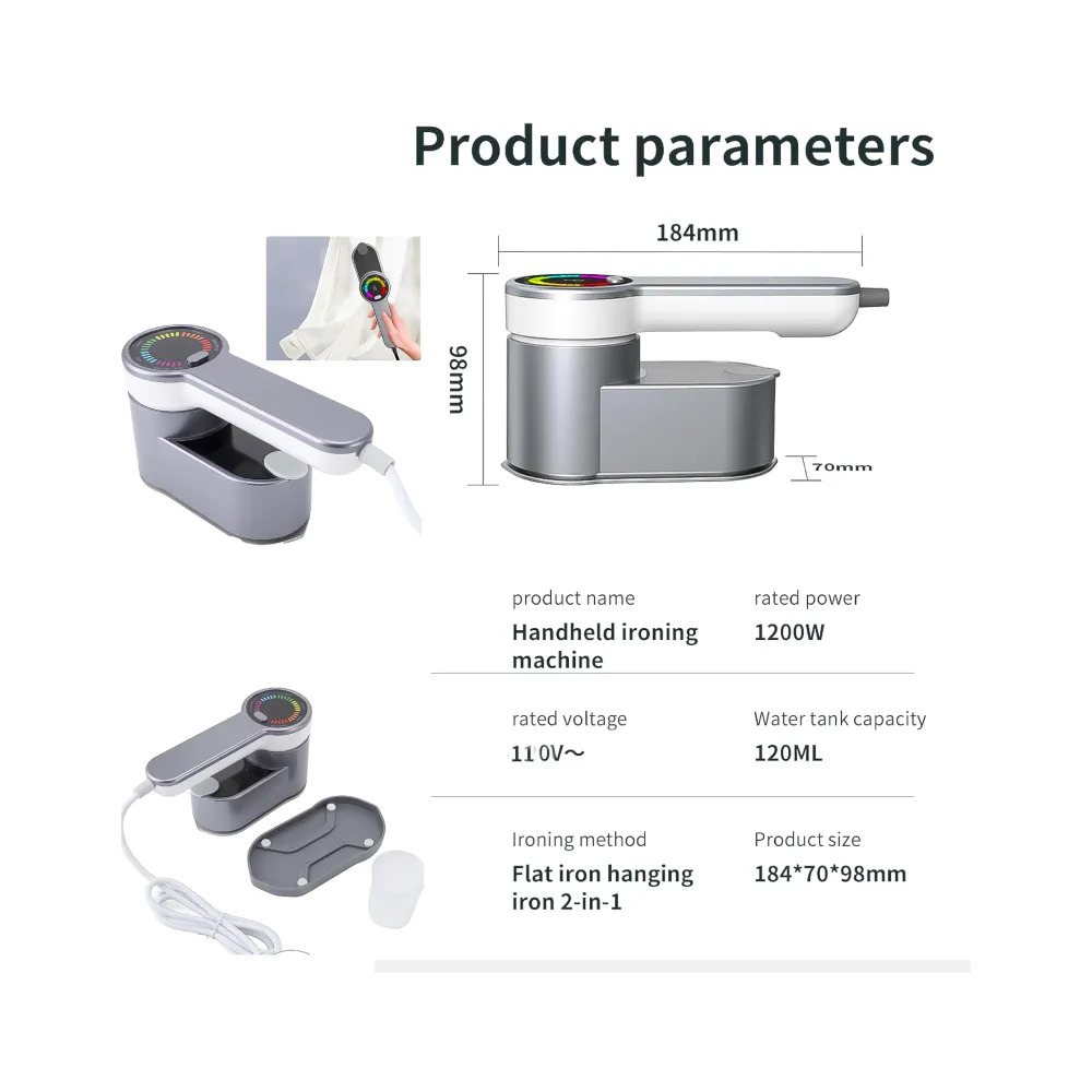 Plancha a Vapor Portátil 6 Modos