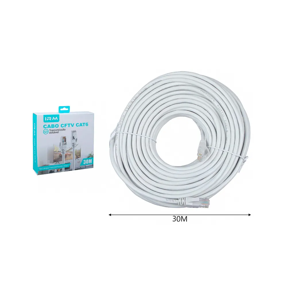Cable de Red Cat6 Patch Cord 30M