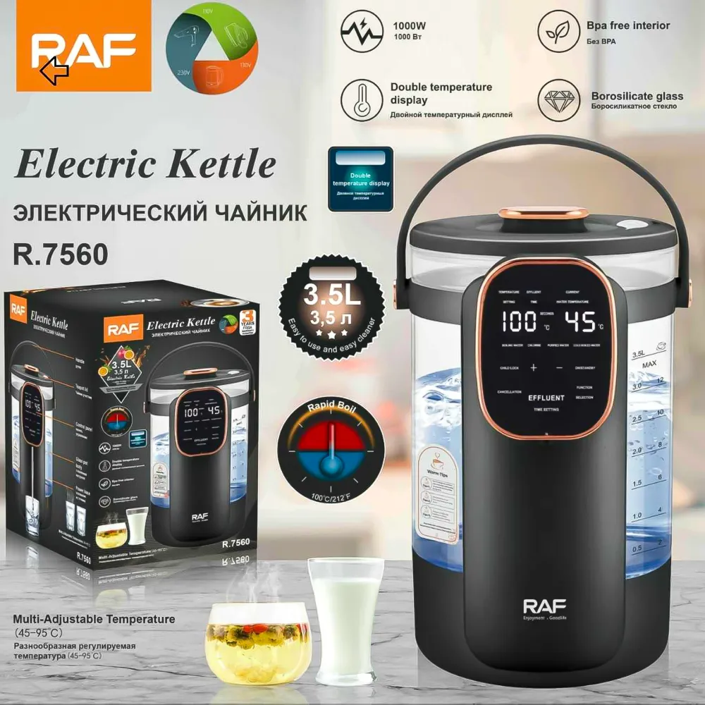 Hervidor Eléctrico 2,5L 800w R.7560 RAF