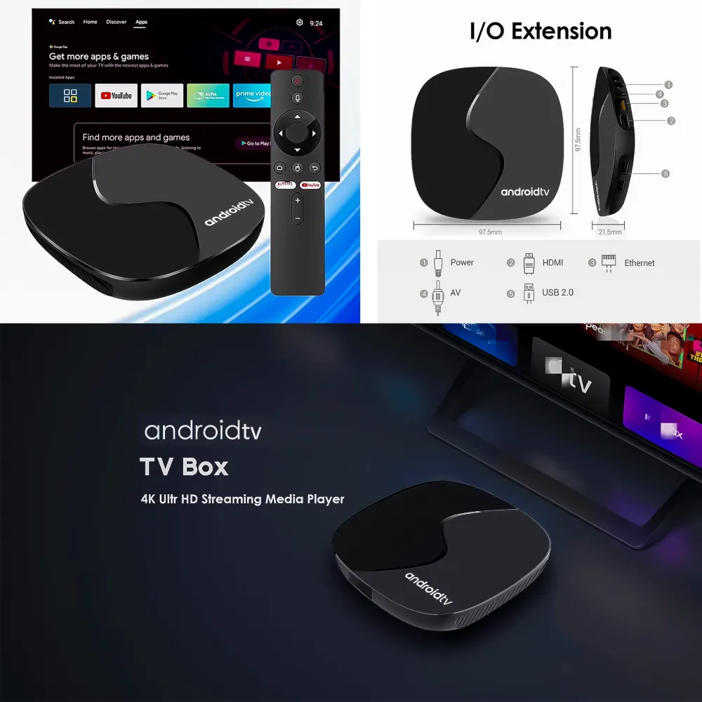 Tv Box Android 8GB 1GB 4k v98