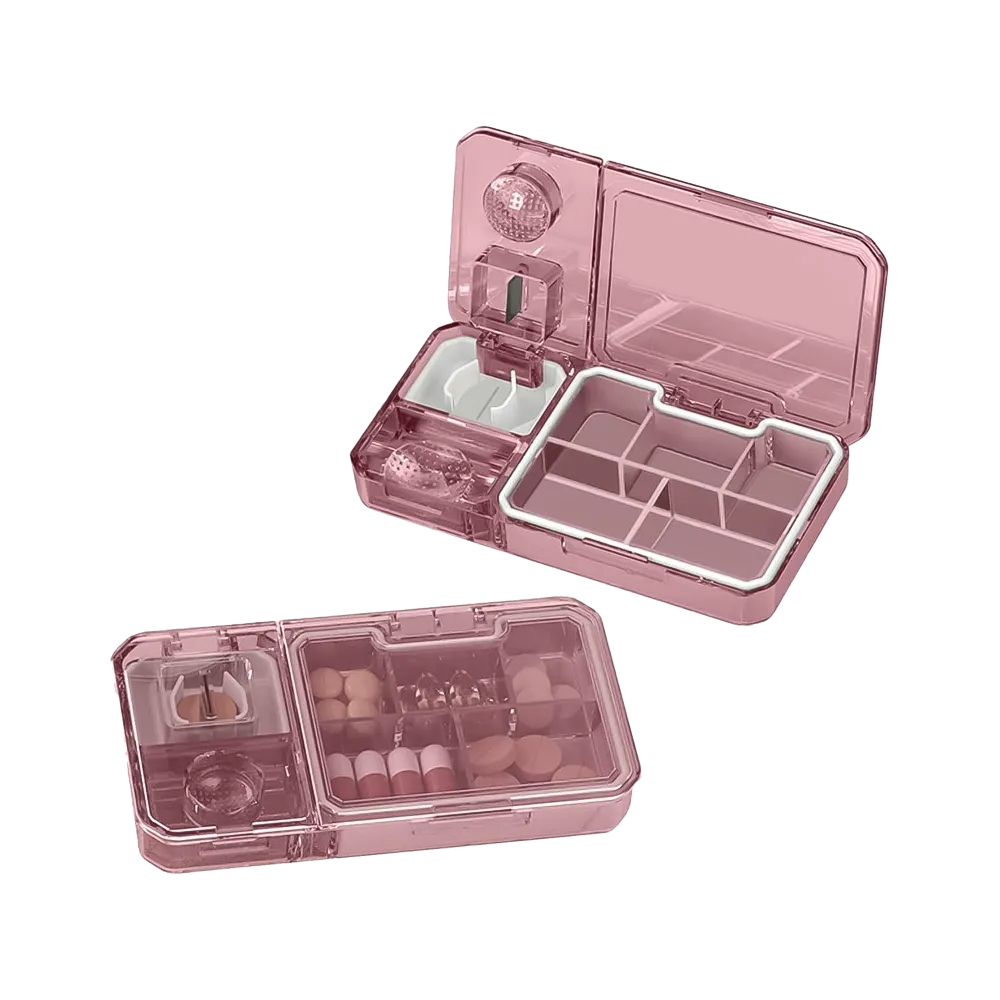 Pastillero Organizador Portátil 3 en 1