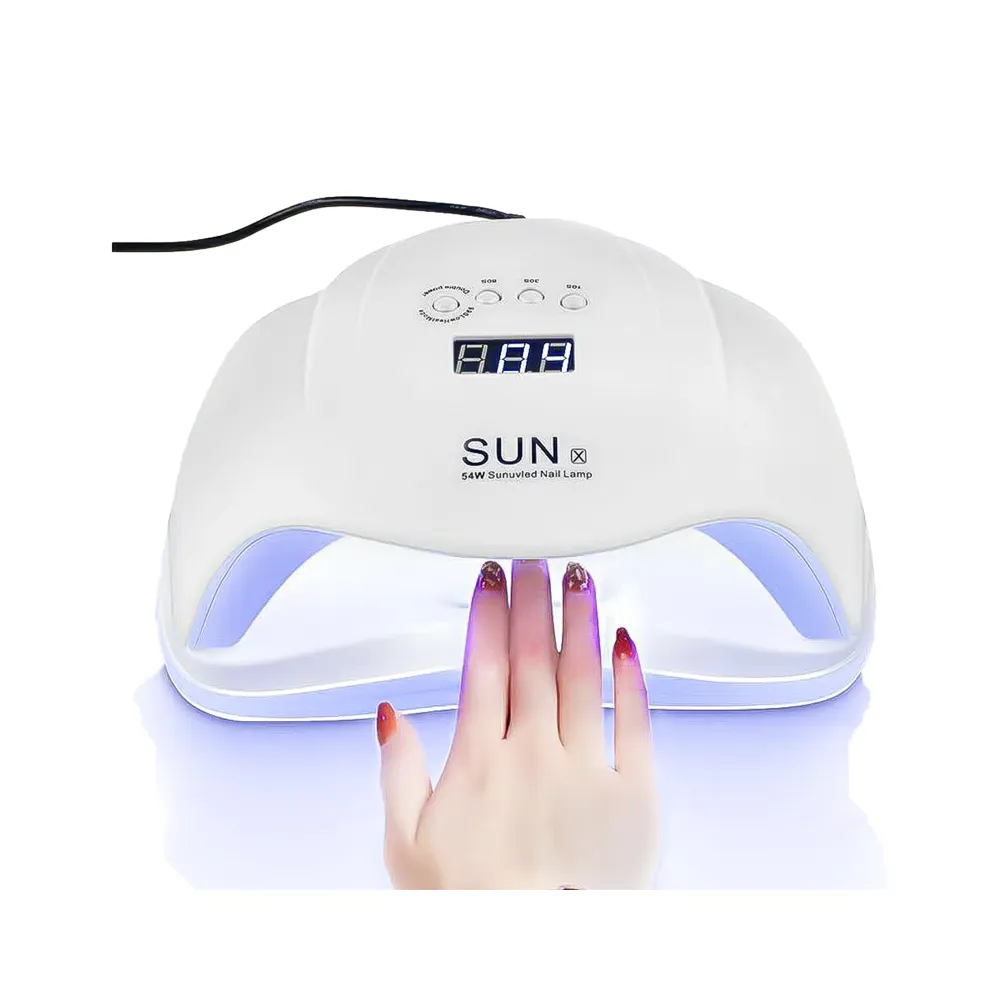 Lámpara Led Para Uñas 54W Sun X