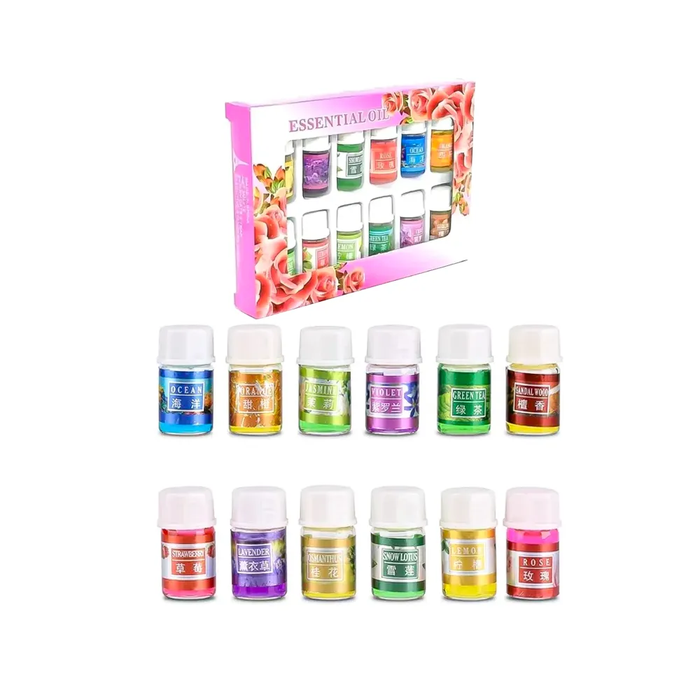 Esencias Aromáticas Variedades 3ml 12pcs