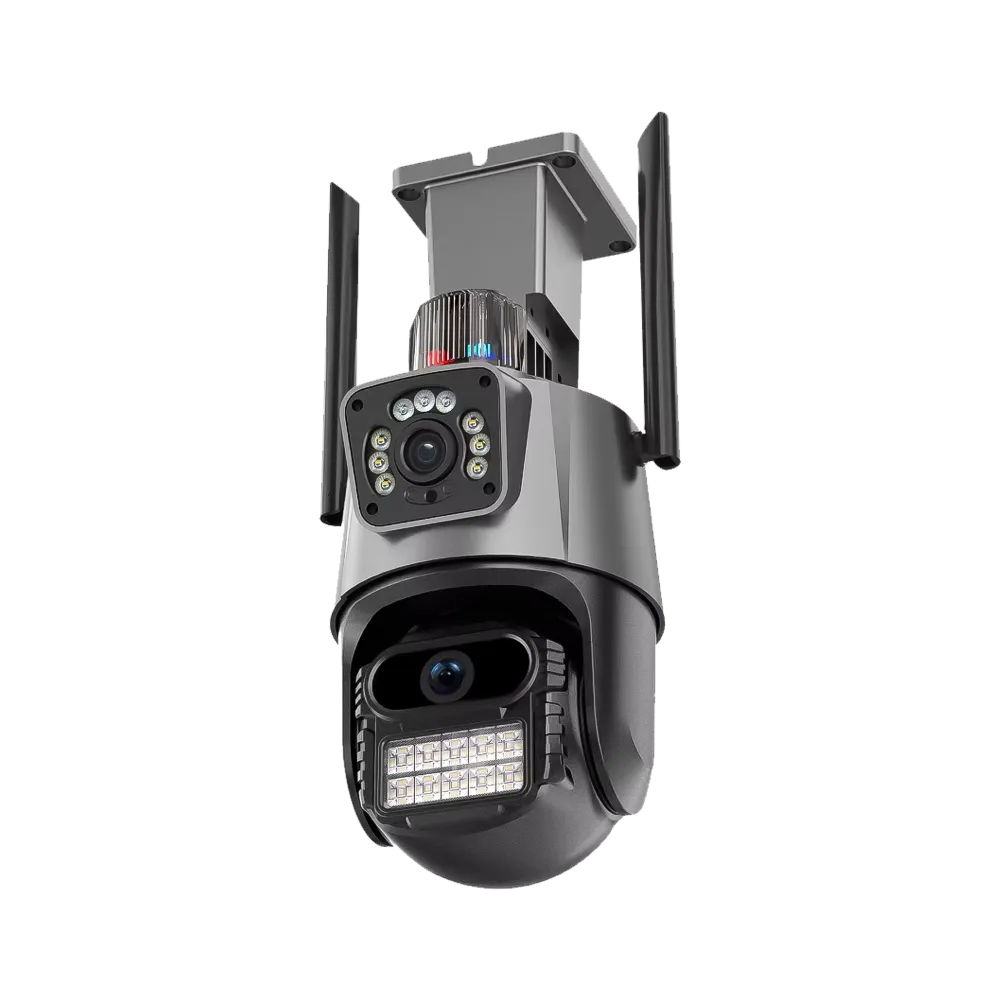 Cámara de Vigilancia Wifi 9MP 3 Lentes ICSee