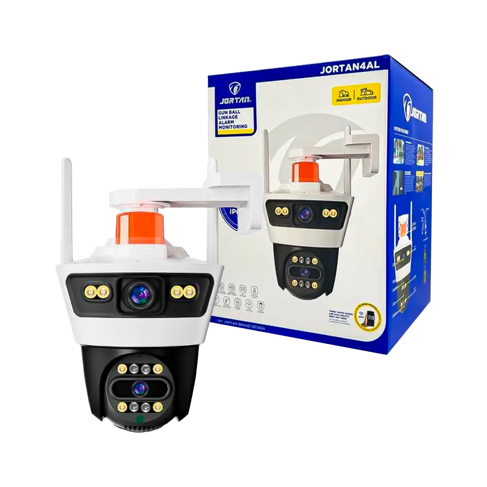 Cámara de Seguridad Dual Wifi PTZ Jortan 4AL