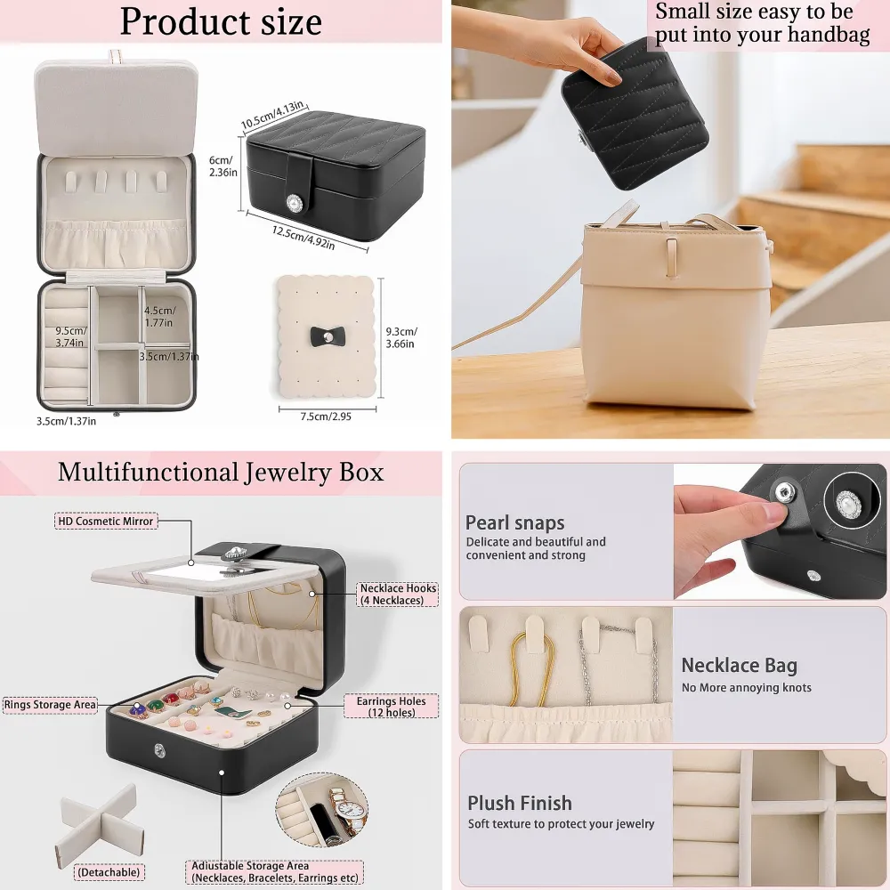 Joyero Mini Espejo Portátil YD001