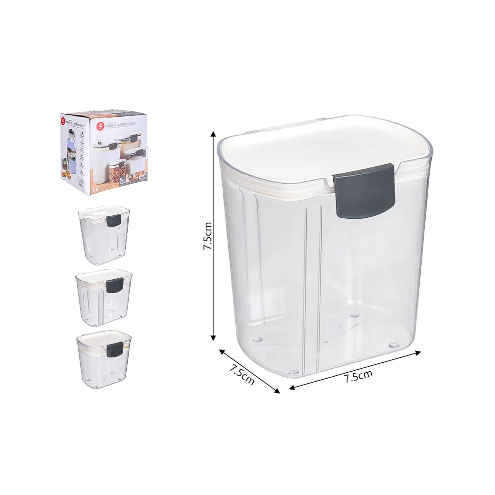 Contenedor Hermético de Alimentos 4pcs