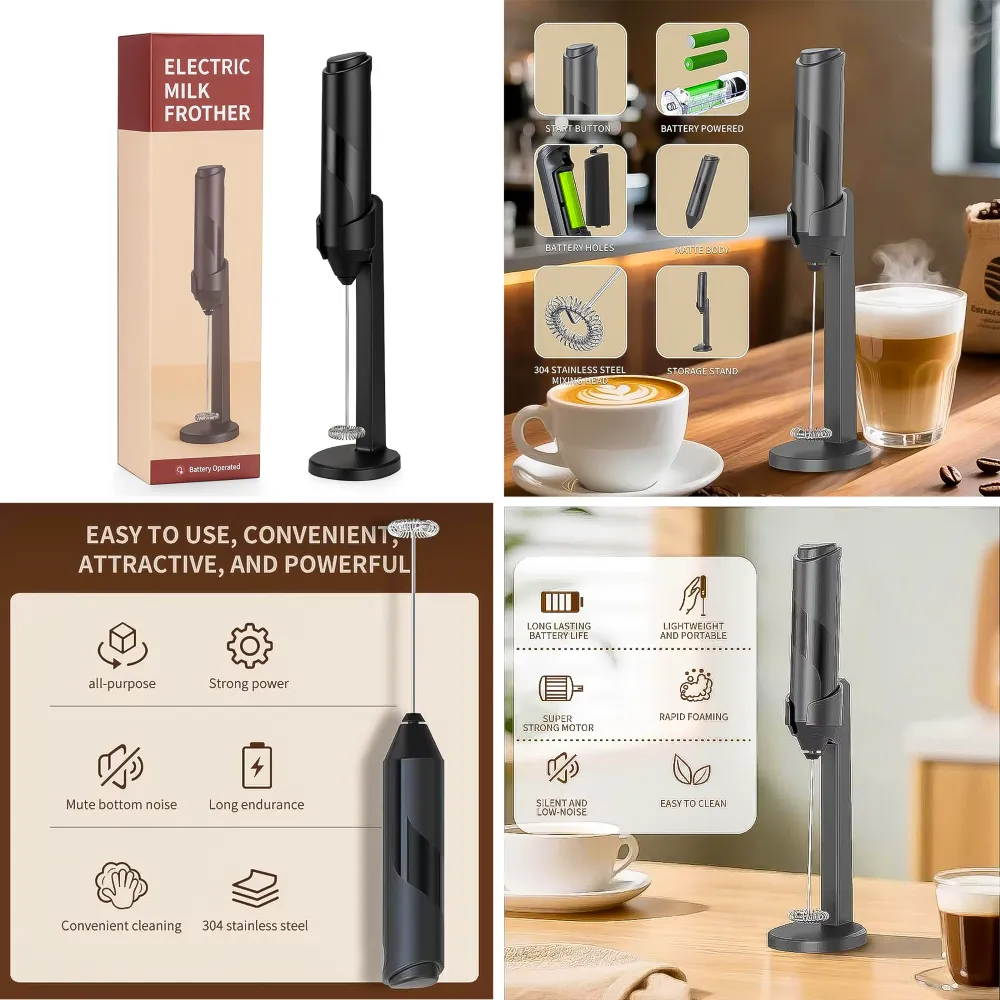 Espumador de leche Eléctrico 1Stand