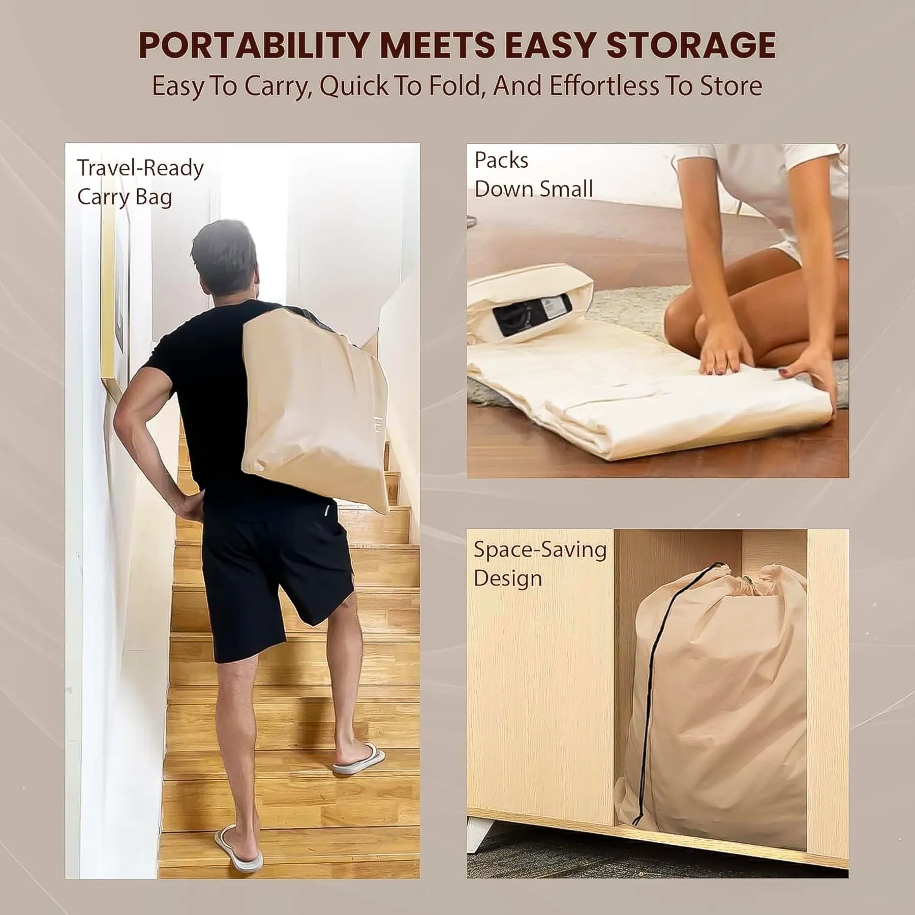 Colchón Inflable con Inflador 1 Plaza