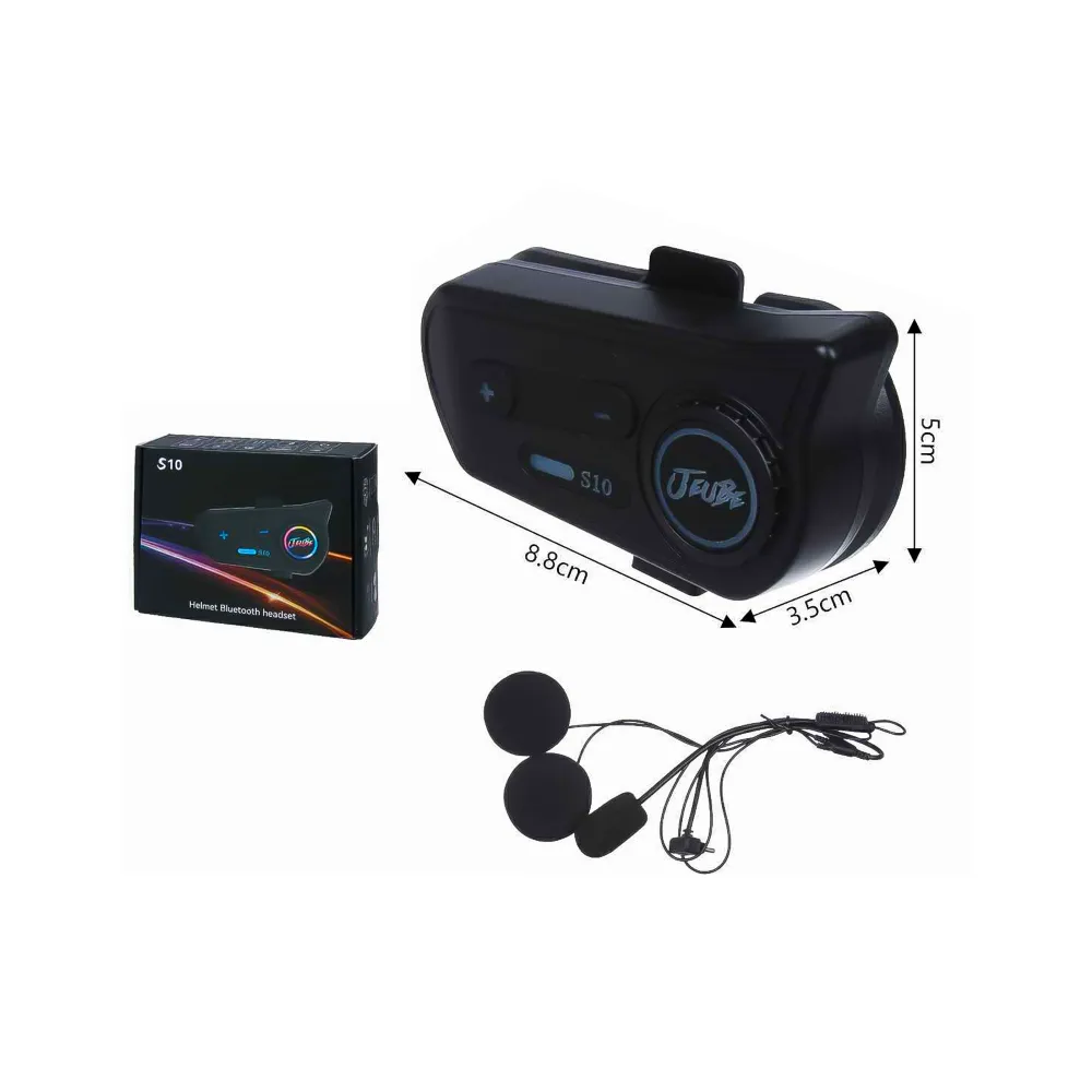 Intercomunicador Bluetooth Casco Moto S10 Jeube