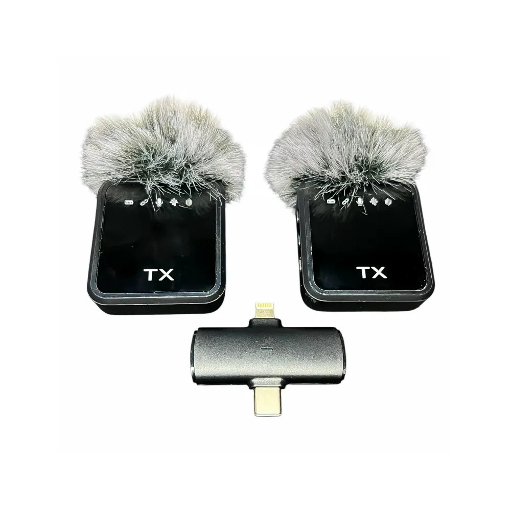 Micrófono Lavalier Dual Inalámbrico F15-2