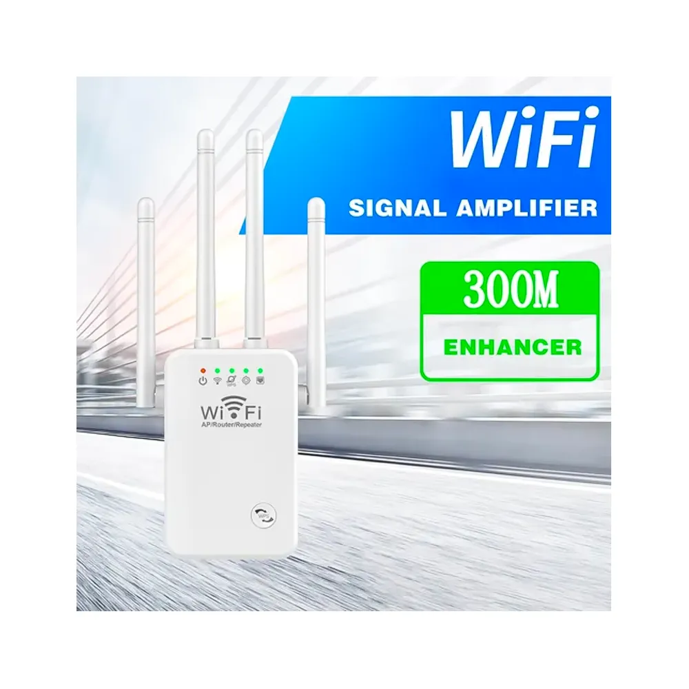 Repetidor Router Wifi 4 Antenas 300Mbps U9