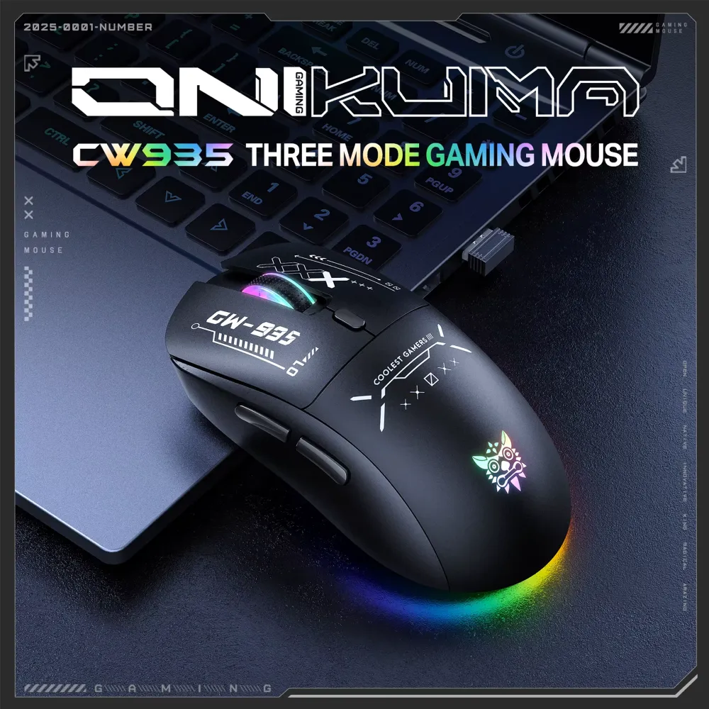 Mouse Inalámbrico RGB CW935 Onikuma