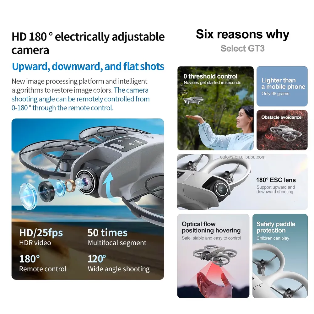 Drone 6 Ejes Brushless 2.4ghz T3