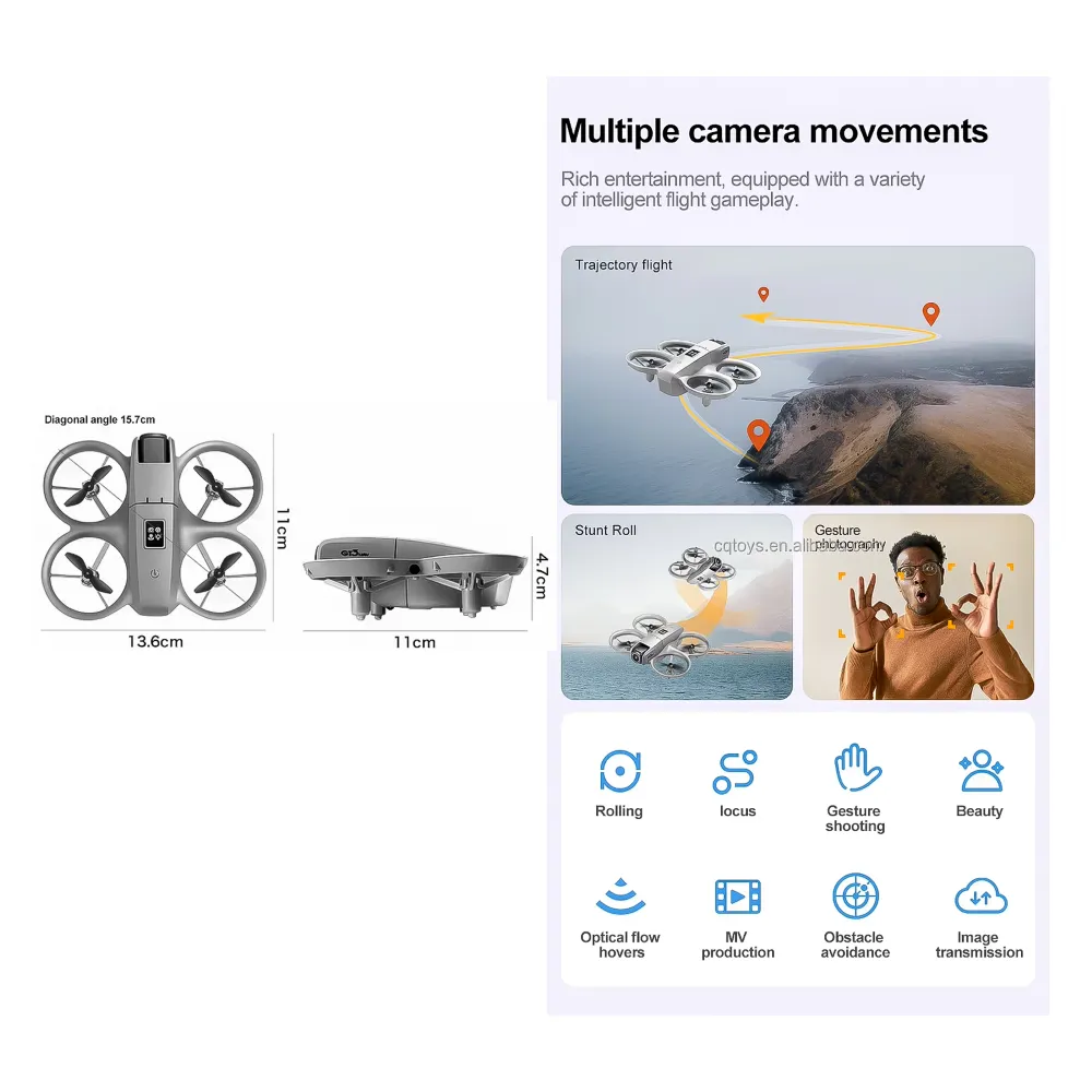 Drone 6 Ejes Brushless 2.4ghz T3